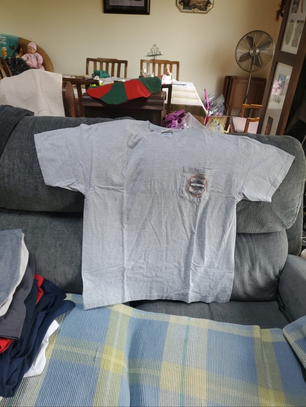 Vintage Harley Davidson Casper Wyoming T Shirt Size XL